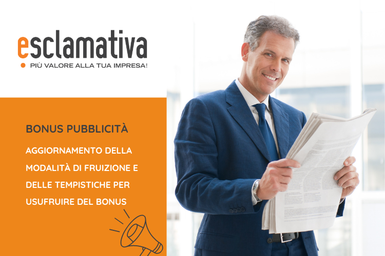 Bonus Pubblicità dal 1° al 31 marzo 2024 la prenotazione del bonus per